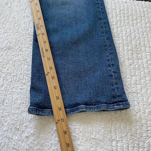 Madewell Jeans Women's 31 Blue Mid Rise Kick Out Bootcut Medium Wash Stretch - Picture 13 of 14